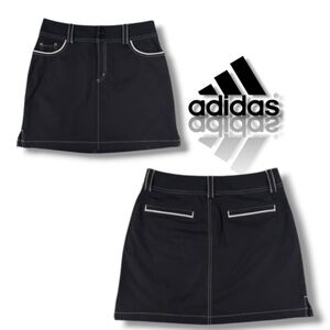 Adidas Climacool Black Women Athletic Golf Tennis Sport Mini Skirt Size 12